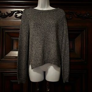 Sweater with subtle sparkle
